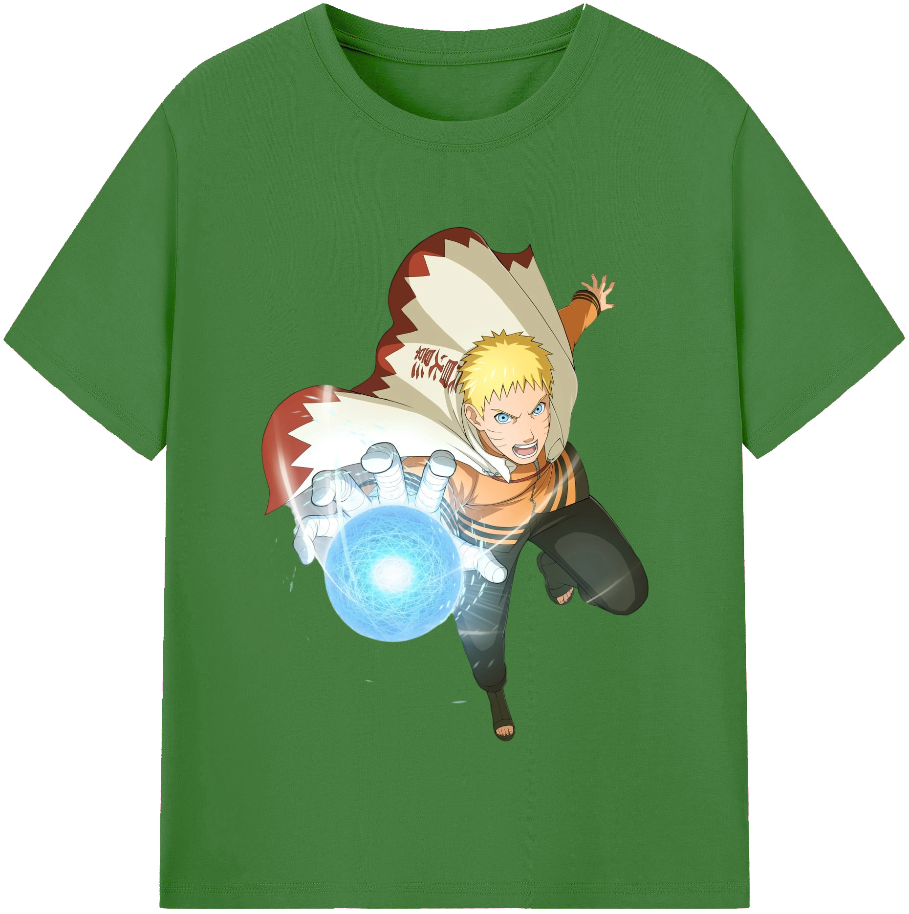 （画像用） NARUTO -ナルト- うずまき ナルト Uzumaki Naruto レディースカジュアルプリントTシャツ（綿100％）